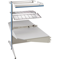 Arlink Preconfigured Workstation, 36" W x 56" D x 84" H, Double Sided Corner Add-On NTL Industrial