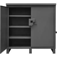 Lockable Jobsite Cabinet, Grey FJ024 | NTL Industrial