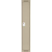 Casiers Clean Line, 15" x 15" x 72", Acier, Beige, Rivet (assembl&eacute;) NTL Industrial