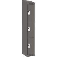Casiers Clean Line, 3 niveaux, 12" x 18" x 78", Acier, Charbon, Rivet (assembl&eacute;) NTL Industrial
