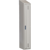 Concorde Heavy-Duty Lockers, 12" x 18" x 78", Steel, Grey, Welded (Assembled) NTL Industrial
