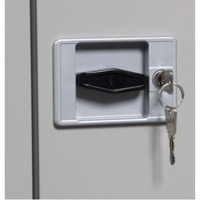 Deep Hi-Boy Storage Cabinet, Steel, 4 Shelves, 72" H x 36" W x 24" D, Charcoal NTL Industrial