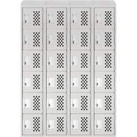 Assembled Clean Line™ Perforated Economy Lockers FL355 | NTL Industrial