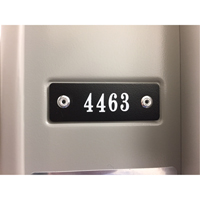Locker Plate Numbers FL641 | NTL Industrial