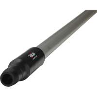 Transport Line Handle, Aluminum/Polypropylene, Ergonomic, Euro Threaded Tip, 1-1/4" Diameter, 59" Length NTL Industrial