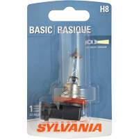 H8 Basic Headlight Bulb, Halogen, 35 W, Off White NTL Industrial