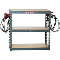 Support de charge pour batterie avec 10 jeux de pinces NTL Industrial