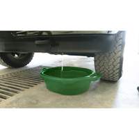 Green Oval Drain Pan NTL Industrial