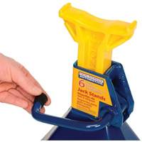 Chandelles, Poign&eacute;e/rochet verrouillable, Capacit&eacute; de 6 tonnes, 25-1/4" h NTL Industrial