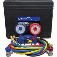 R134A 4-Way Aluminum Manifold Gauge Set NTL Industrial
