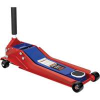 High/Low Floor Jack, 3 Ton(s) Capacity, 3-1/8" Lowered, 24-3/8" Raised, Manual Hydraulic NTL Industrial