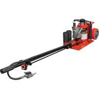 Cric au sol &agrave; faible hauteur, 20 tonne(s) Capacit&eacute;, 8-5/8 Abaiss&eacute;e, 22-3/4" &eacute;lev&eacute;e, Air comprim&eacute;/hydraulique NTL Industrial