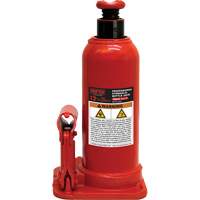 Bottle Jack with Gauge Hole, 12.5 Ton(s), 18-89/100" Raised Height NTL Industrial