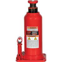 Professional Hydraulic Bottle Jack with Gauge Hole, 22 Ton(s), 20-49/250" Raised Height NTL Industrial