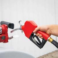 Red Automatic Gasoline Spout Nozzle NTL Industrial