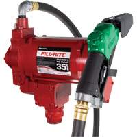 115/230V AC Fuel Transfer Pump with Nozzle NTL Industrial