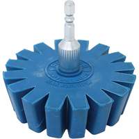 Conical Gear Eraser Wheel with Quick-Connect Arbor Adapter NTL Industrial