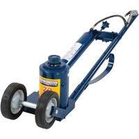 Cric pneumatique pour camion, 20 tonne(s) Capacit&eacute;, 9-1/2" Abaiss&eacute;e, 17-1/2" &eacute;lev&eacute;e, Air comprim&eacute;/hydraulique NTL Industrial