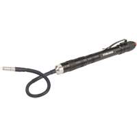 Lampe-stylo &agrave; col flexible de 12" avec pince de poche, DEL, 10 lumens, Corps en Aluminium, piles AAA, Compris NTL Industrial