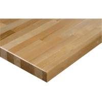 Hardwood Workbench Top, 72" W x 30" D, Square Edge, 1-1/4" Thick FM942 | NTL Industrial