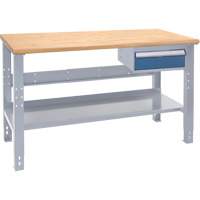 Industrial-Duty Workbench, 1000 lbs Cap., 72" W x 30" D, 34" H NTL Industrial