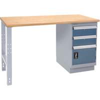 Industrial-Duty Workbench, Door w/ Drawer Combination, 1000 lbs Cap., 72" W x 30" D, 34" H NTL Industrial