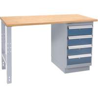 Industrial-Duty Workbench, 1000 lbs Cap., 72" W x 36" D, 34" H NTL Industrial