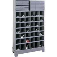 Modular Small Parts Storage Unit, Steel, 13 Drawers, 33-3/4" x 12-1/4" x 59", Grey FN378 | NTL Industrial