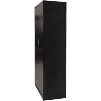 Combination Storage Cabinet, 36" W x 18" D x 72" H, Black NTL Industrial