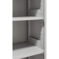 Armoires de rangement Hi-Boy, Acier, 4 Tablettes, 72" h x 36" la x 18" P, Gris NTL Industrial