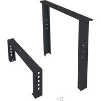 Pattes d'&eacute;tabli pour service industriel, Acier, 30" p x 34" h, Simple NTL Industrial