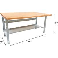 &eacute;tabli modulaire industriel, Cap 1000 lb, 72" la x 48" p NTL Industrial
