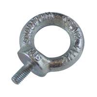 Boulons &agrave; œil matric&eacute;s, 1/8" dia, 1/2" lo, Fini naturel sans enduit, 154 lb (70 kg) capacit&eacute; NTL Industrial