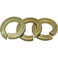 Rondelle d'arr&ecirc;t fendue, 5/8", Zinc jaune NTL Industrial