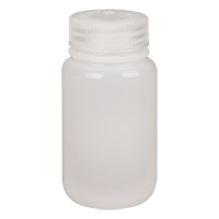 Bouteilles &agrave; large ouverture, Ronde, 4 oz, Plastique NTL Industrial