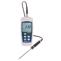 RTD Thermometer with Calibration Certificate, Contact, Digital, -148-572°F (-100-300°C) NTL Industrial