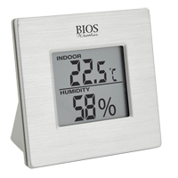 Thermom&egrave;tres int&eacute;rieurs pour humidit&eacute; & temp&eacute;rature, Contact, Num&eacute;rique, -58-158°F (-50-70°C) NTL Industrial