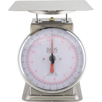 Top Loading Scale, 25 lbs. 12 kg Cap., 0.125 lbs. / 50 g Graduations NTL Industrial