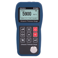 Ultrasonic Thickness Gauge, Digital Display, Ultrasound, 0.03" - 15.7" (0.65 mm - 400 mm) Range IB827 | NTL Industrial