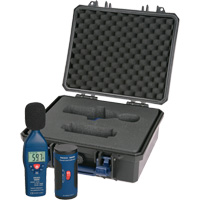 Sound Level Meter and Calibrator Kit, 30 - 130 dB Measuring Range IB831 | NTL Industrial