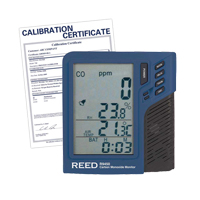 Carbon Monoxide Monitor with Temperature & Humidity (includes ISO Certificate) IB912 | NTL Industrial