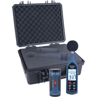Ensemble de sonom&egrave;tre enregistreur et calibrateur NTL Industrial