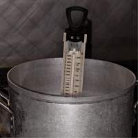 Premium Candy/Deep Fry Thermometer, Contact, Digital, 60-400°F (20-200°C) IC667 | NTL Industrial