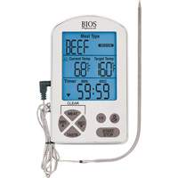 Premium Meat Thermometer & Timer, Contact, Digital, -4-122°F (-20-50°C) IC668 | NTL Industrial