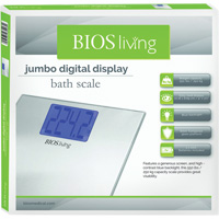 Jumbo Digital Display Scale, 550 lbs. Cap., 0.2 lbs. / 0.1 kg Graduations NTL Industrial