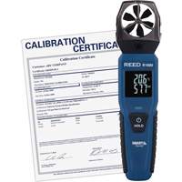 An&eacute;mom&egrave;tre &agrave; h&eacute;lices Bluetooth Smart avec certificat de calibration, Enregistrement des donn&eacute;es, Gamme de v&eacute;locit&eacute; d'air de 0,6 - 25 m/sec/118 - 4921 pi/min/2,1 - 90 km/h/1,3 - 55,9 mi/h NTL Industrial