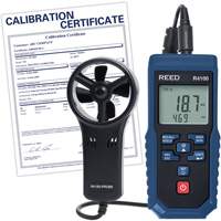 R4100 Vane Thermo-Anemometer with Air Volume with Calibration Certificate, Data Logging, 0.4 - 30 m/sec Air Velocity Range NTL Industrial