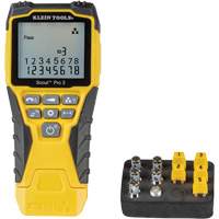 Ensemble de test de c&acirc;bles Ethernet avec testeur Scout Pro 3, t&eacute;l&eacute;commandes et adaptateur NTL Industrial