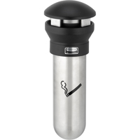 Solutions pour la gestion des m&eacute;gots de cigarettes Infinity, Montage mural, M&eacute;tal, Capacit&eacute; 0,60 gal./0,60 gal. US, Hauteur 18" NTL Industrial