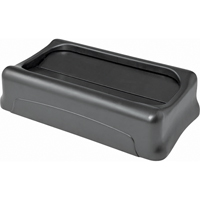 Slim Jim&reg; with Venting Channels, Swing Lid, Plastic, Fits Container Size: 20-1/2" x 11-2/5" NTL Industrial